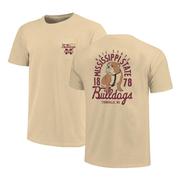 Mississippi State Mascot Overlay Comfort Colors Pocket Tee